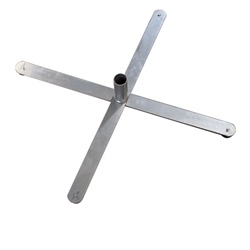 Banner stand cross base steel